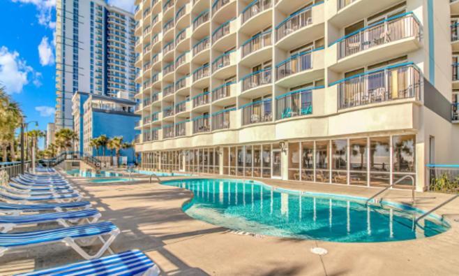 Recently Remodeled Double Queen Condo- Oceanfront Views! Boardwalk 135 默特尔比奇 外观 照片
